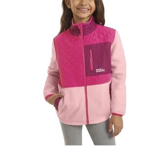 Eddie Bauer Two-Tone Pink Fleece Jacket